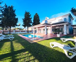 Garden of House or chalet to rent in Marbella  with Air Conditioner, Heating and Private garden