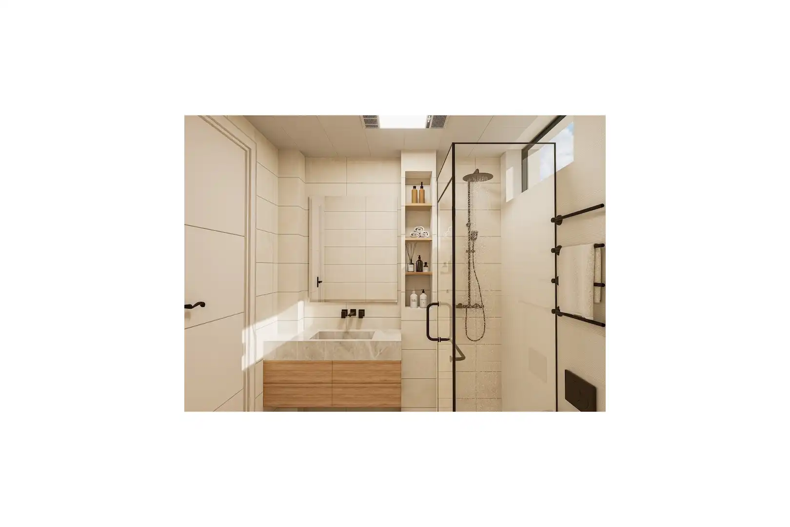 Bathroom of Flat for sale in Fuente Álamo de Murcia  with Air Conditioner, Private garden and Terrace