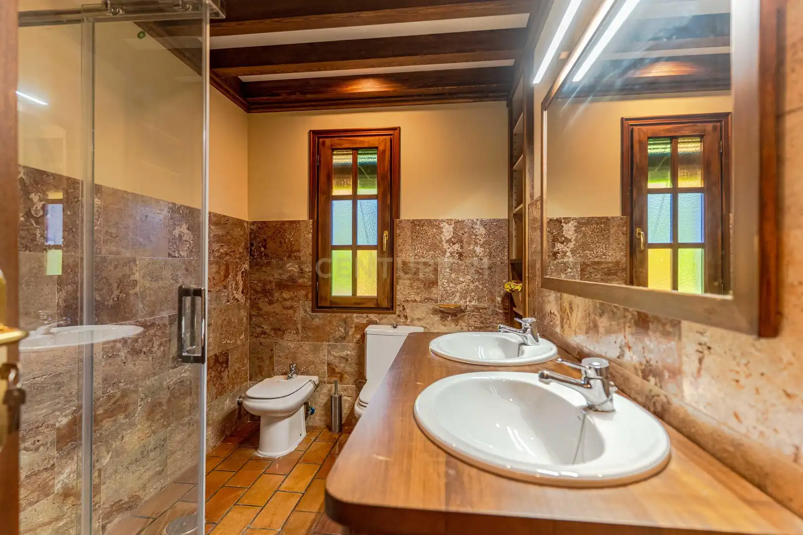 Baño de Casa o chalet en venta en Nívar con Jardín privado, Trastero y Piscina