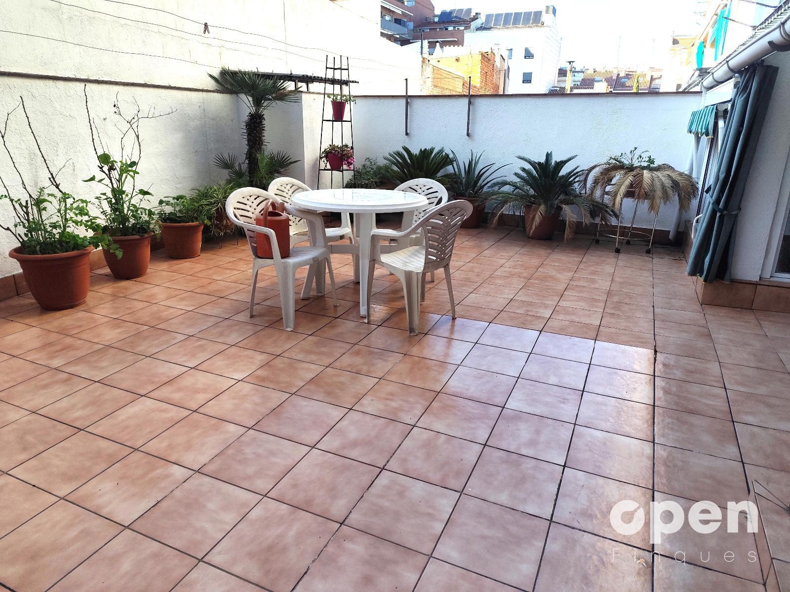Terrace of Flat for sale in Terrassa  with Air Conditioner, Heating and Parquet flooring