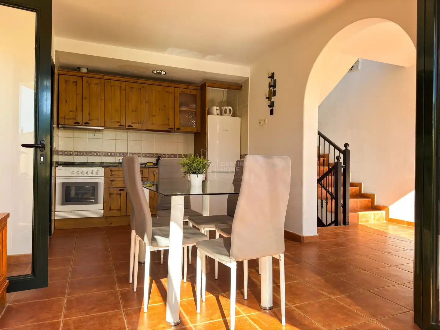 Cuina de Casa o xalet en venda en La Oliva amb Terrassa, Piscina i Moblat