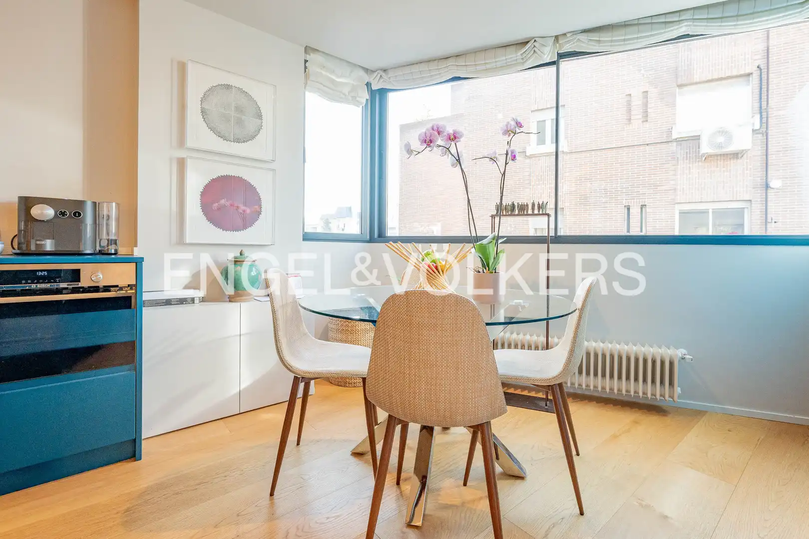 Esszimmer von Wohnung zum Verkauf in Madrid mit Klimaanlage, Heizung und Privatgarten