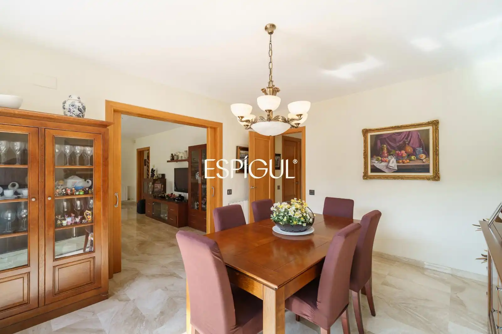 Dining room of Houses for sale in Sant Cugat del Vallès  with Air Conditioner, Heating and Storage room