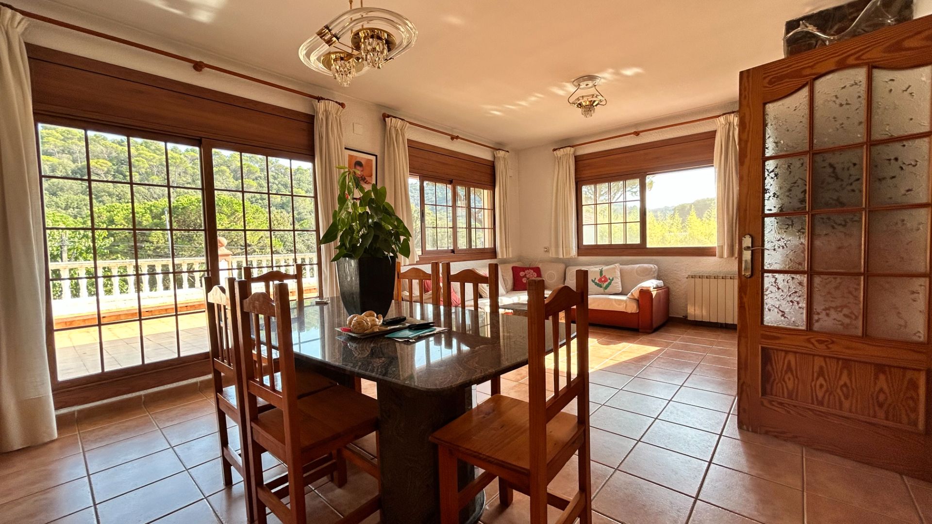 Dining room of Houses for sale in Vilanova del Vallès  with Heating, Private garden and Terrace