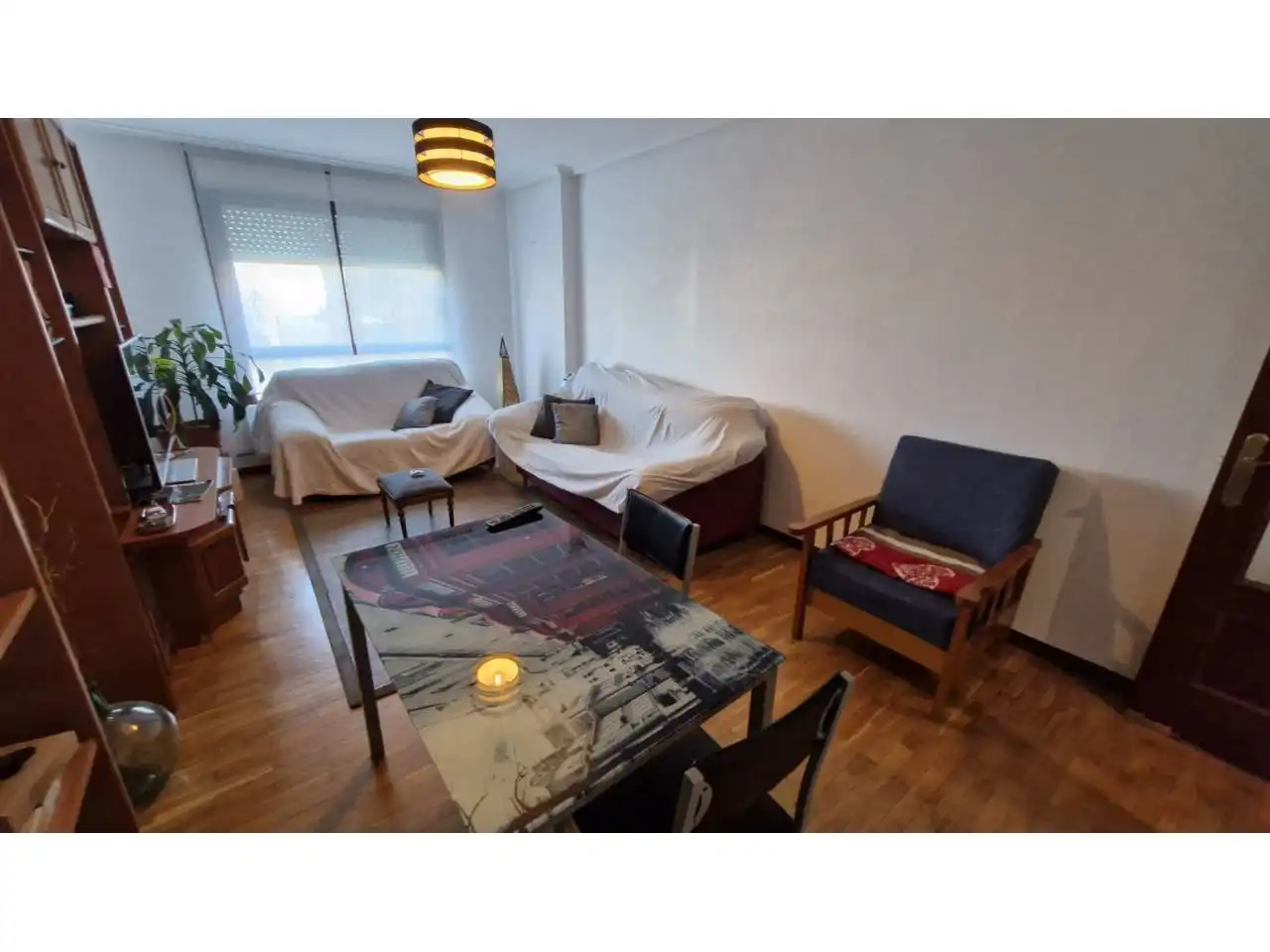 Bedroom of Flat for sale in Lardero  with Heating, Parquet flooring and Terrace