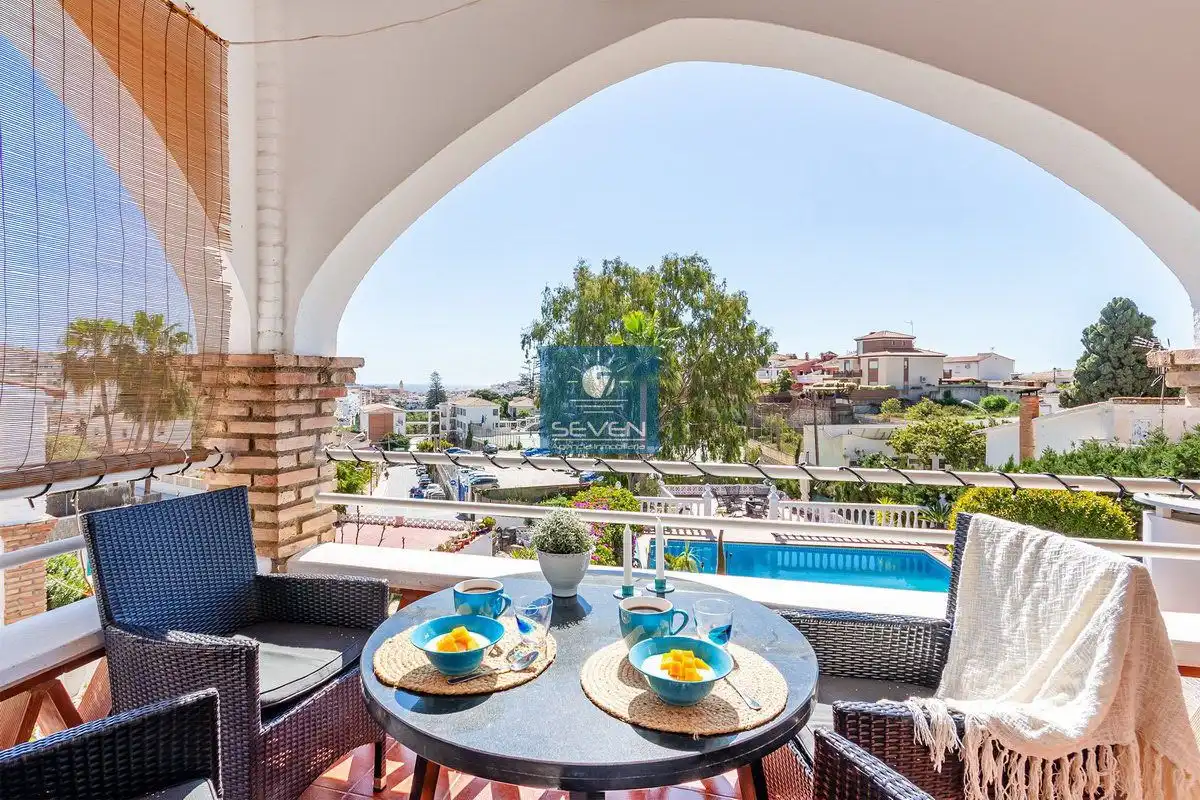 Terrace of Houses for rent in Almuñécar  with Air Conditioner, Heating and Private garden