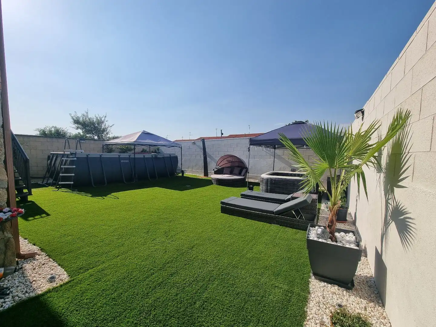 Terrassa de Casa o xalet en venda en Hormigos amb Aire condicionat i Piscina
