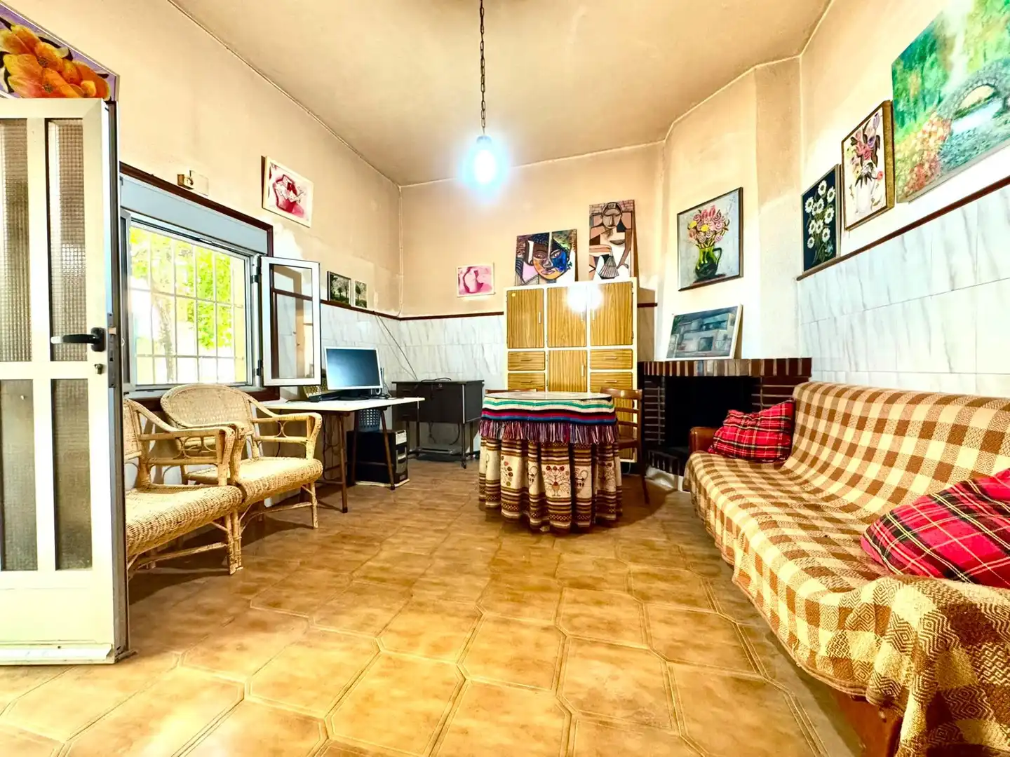 Sala de estar de Casa o chalet en venta en Murcia con Aire acondicionado