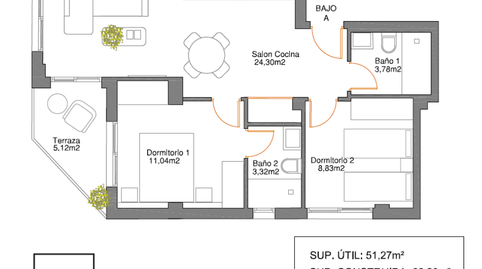 Foto 2 de Planta baixa en venda a Las Viñas, Alicante