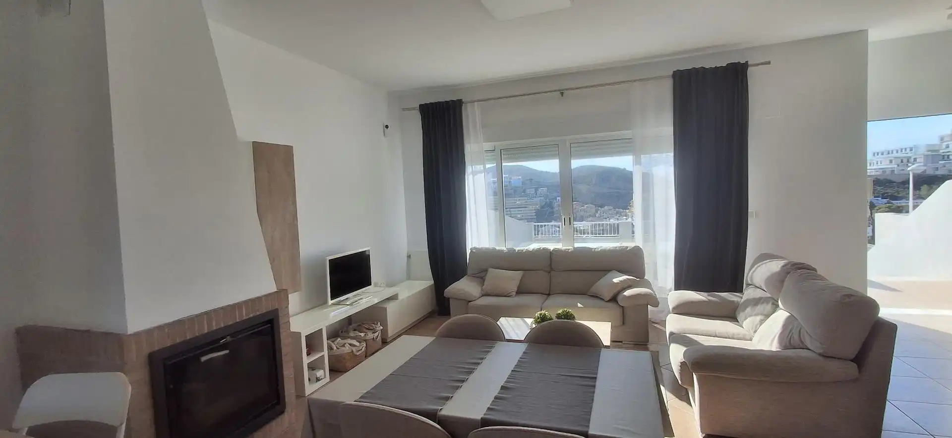 Living room of Detached homes for sale in Cullera  with Air Conditioner, Terrace and Furnished