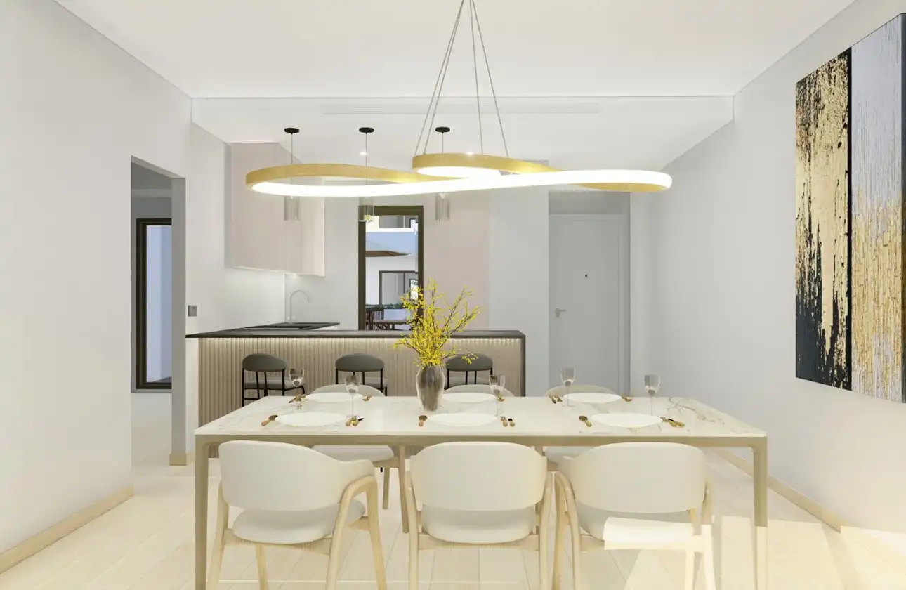 Dining room of Ground floor for sale in Pilar de la Horadada  with Air Conditioner, Heating and Terrace