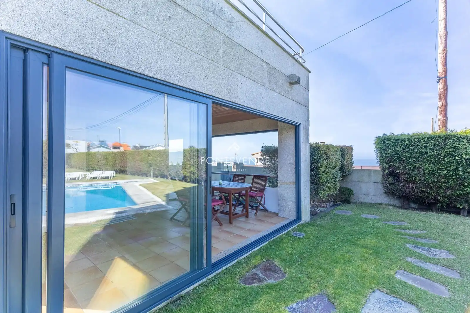 Jardí de Casa o xalet en venda en Vigo  amb Calefacció, Jardí privat i Terrassa