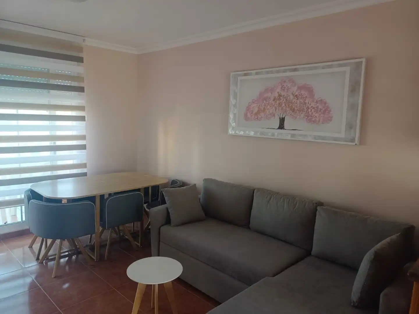 Sala de estar de Casa adosada de alquiler en Xeraco con Aire acondicionado, Amueblado y Se aceptan mascotas