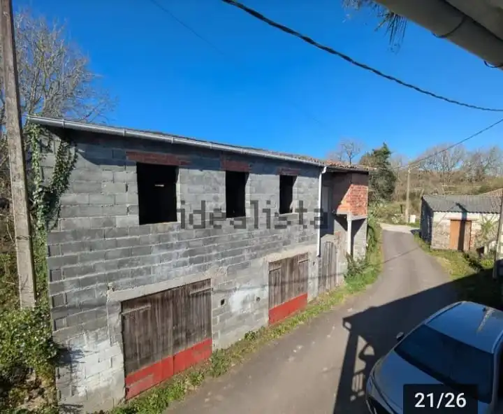 Vista exterior de Casa o chalet en venta en O Saviñao  con Amueblado y Balcón