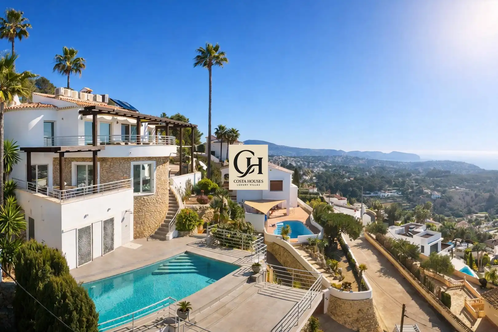 Exterior view of Houses for sale in Benissa  with Air Conditioner, Heating and Private garden