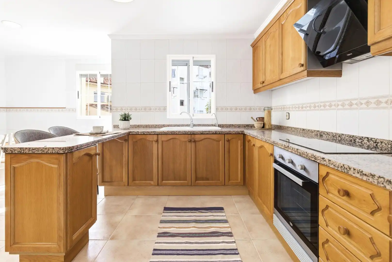 Cocina de Casa adosada en venta en Xàtiva con Aire acondicionado, Terraza y Trastero