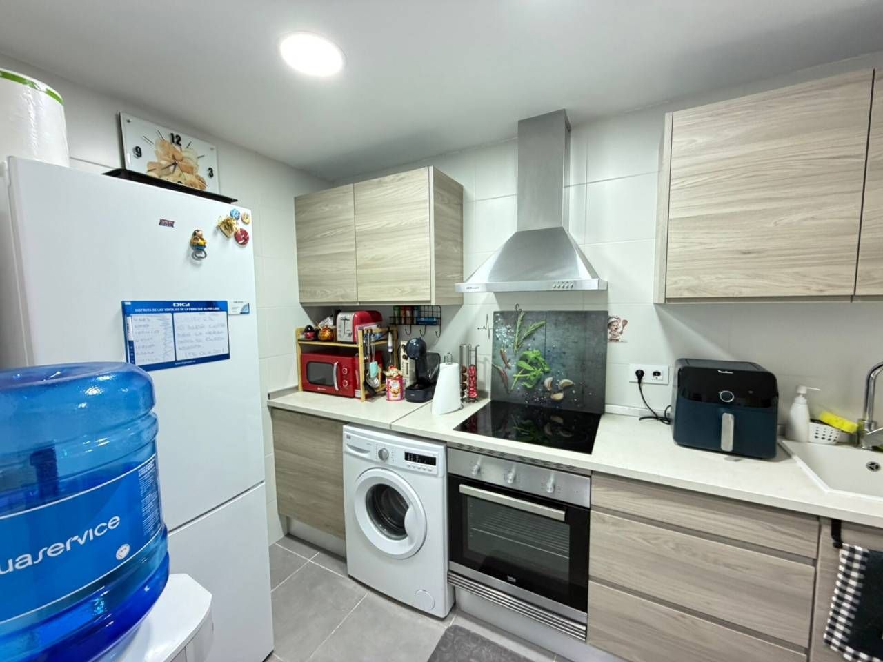 Cocina de Piso en venta en Castellón de la Plana / Castelló de la Plana con Aire acondicionado, Amueblado y Balcón