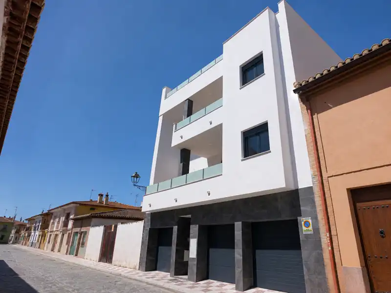 Exterior view of Flat for sale in Churriana de la Vega  with Terrace