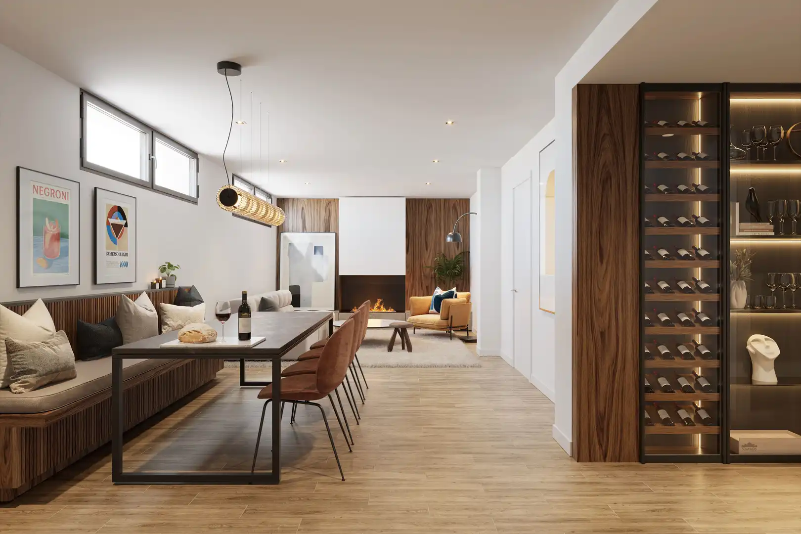 Sala de estar de Casa adosada en venta en Cuarte de Huerva con Calefacción, Jardín privado y Terraza