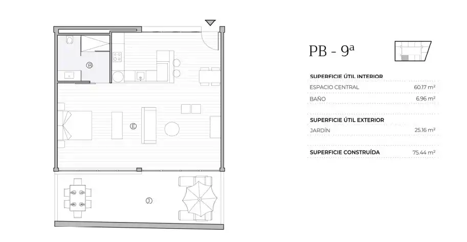 Lofts for sale in Barcelona  with Heating, Private garden and Storage room