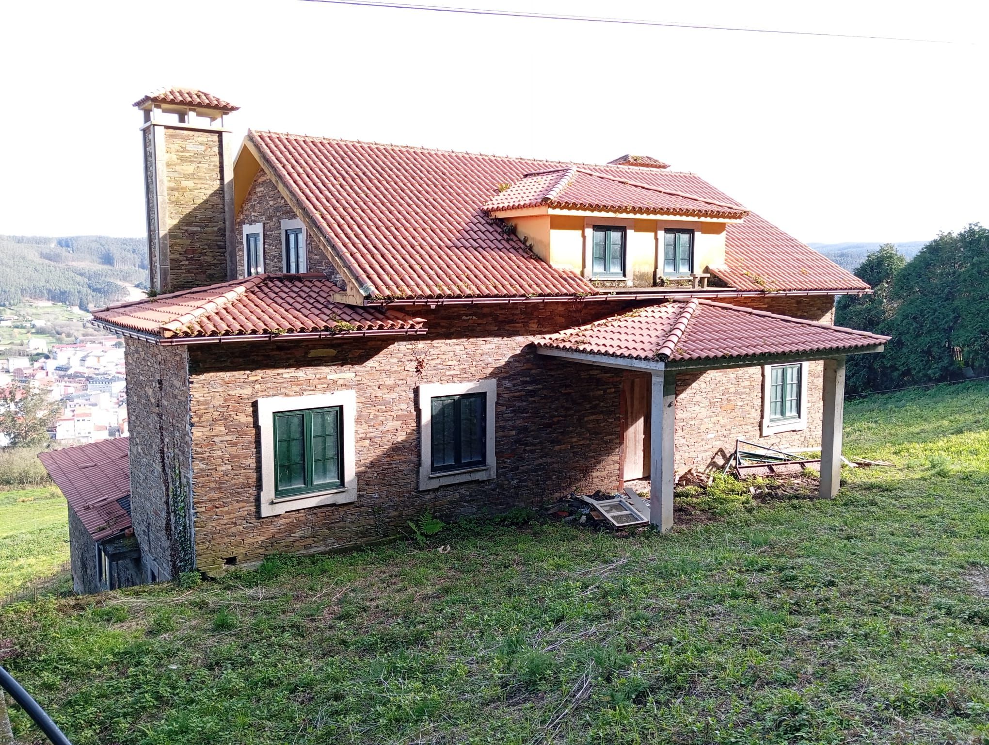 Exterior view of House or chalet for sale in Cedeira  with Private garden