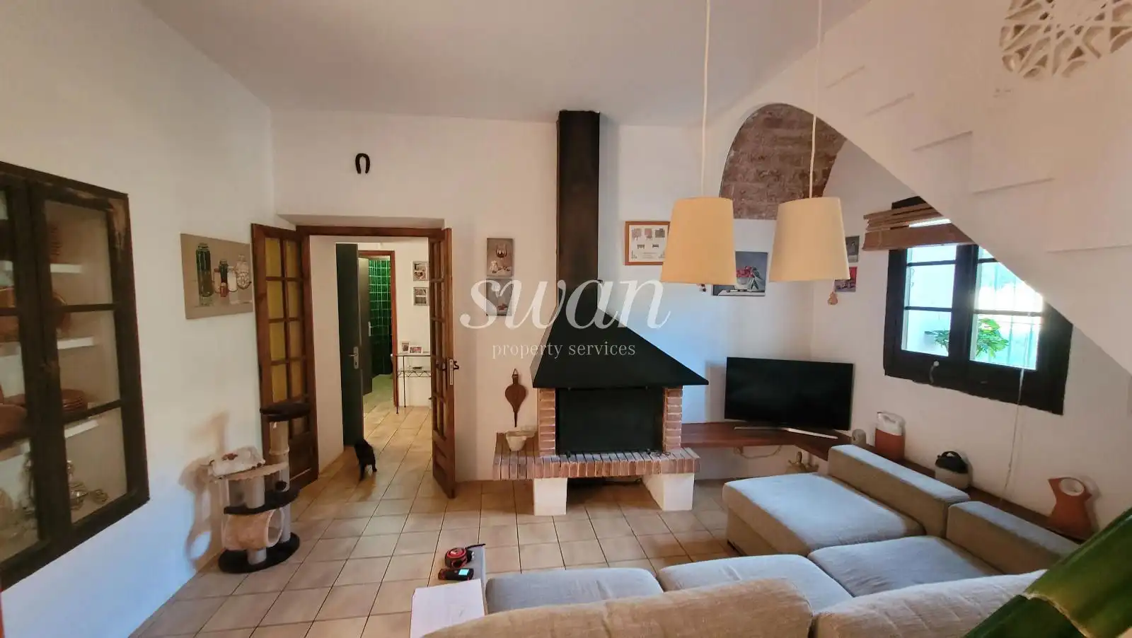 Sala de estar de Casa o chalet en venta en Cabrera de Mar con Trastero