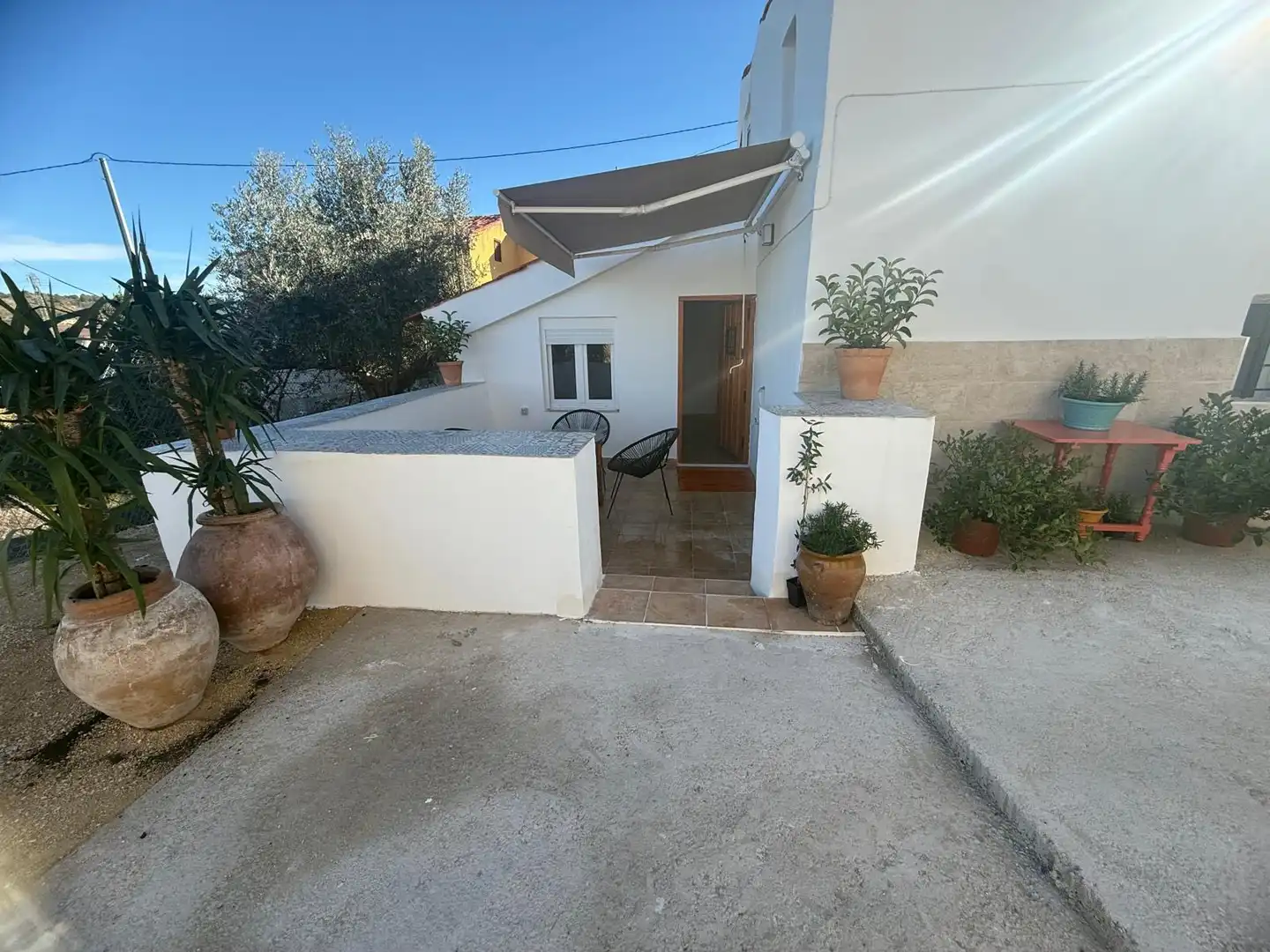 Vista exterior de Casa o xalet en venda en Cehegín amb Aire condicionat, Jardí privat i Terrassa