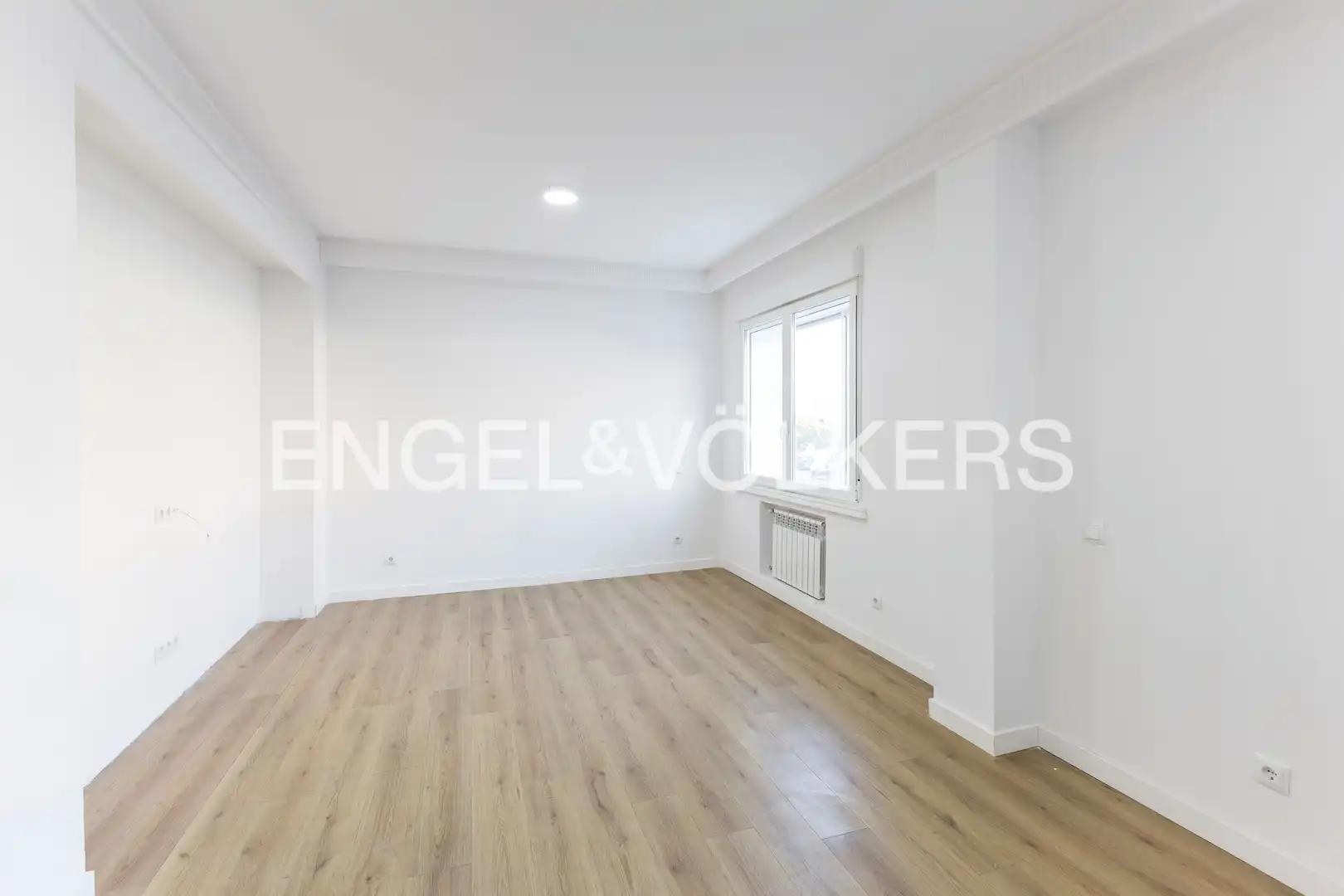 Wohnzimmer von Wohnung zur Miete in Madrid mit Klimaanlage, Heizung und Parkett