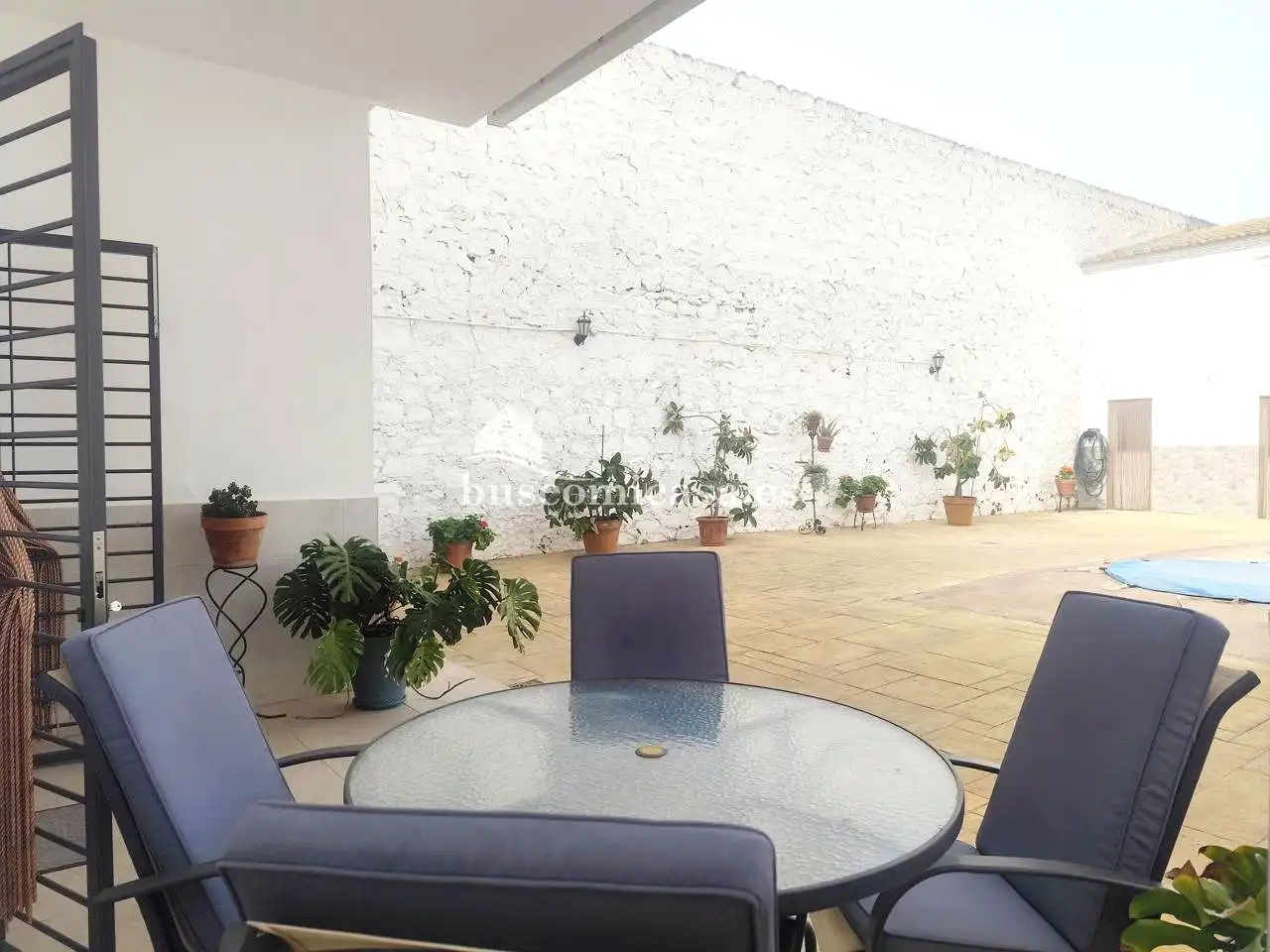 Terrassa de Casa adosada en venda en Fuerte del Rey amb Aire condicionat, Calefacció i Jardí privat