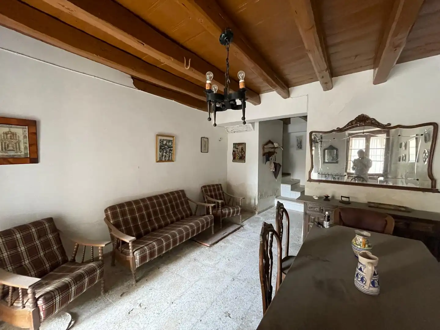 Living room of Houses for sale in Tiedra  with Storage room and Furnished