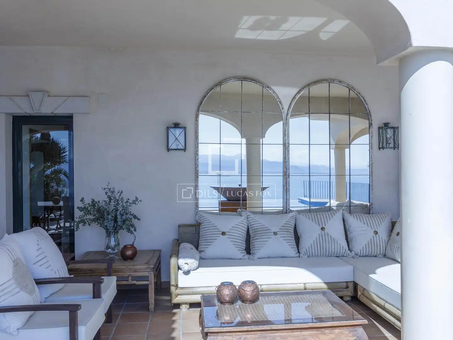 Terraza de Casa o chalet en venta en Cullera con Aire acondicionado, Jardín privado y Piscina
