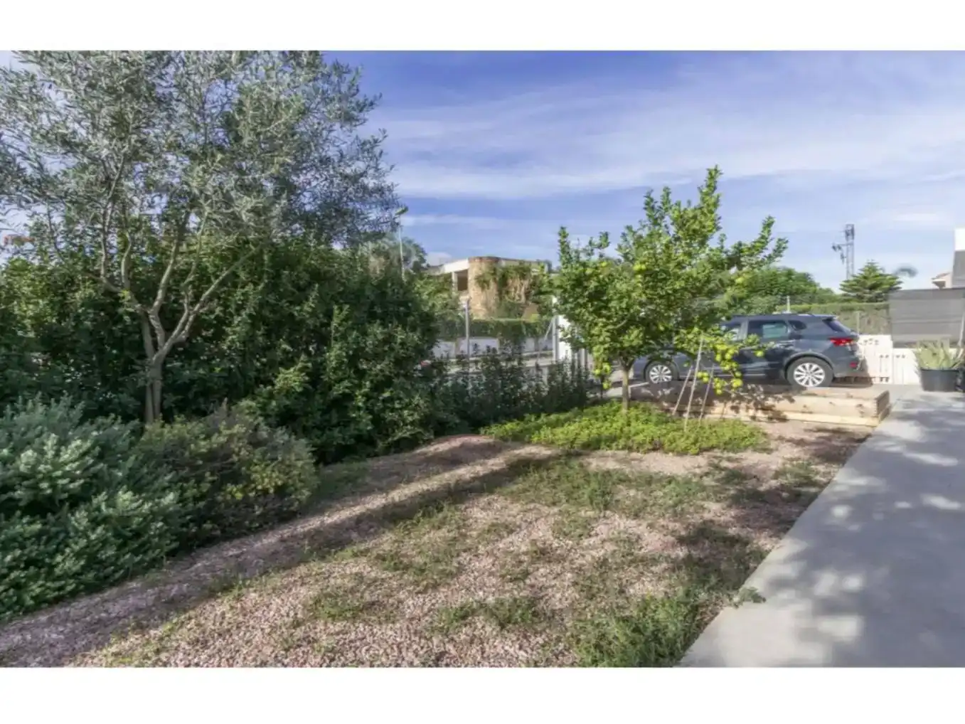 Garden of Flat for sale in Moncada  with Air Conditioner, Private garden and Parquet flooring