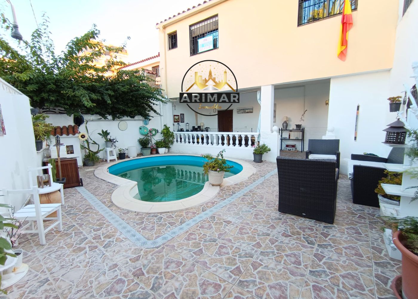 Exterior view of Single-family semi-detached to rent in Benicasim / Benicàssim  with Air Conditioner, Terrace and Storage room