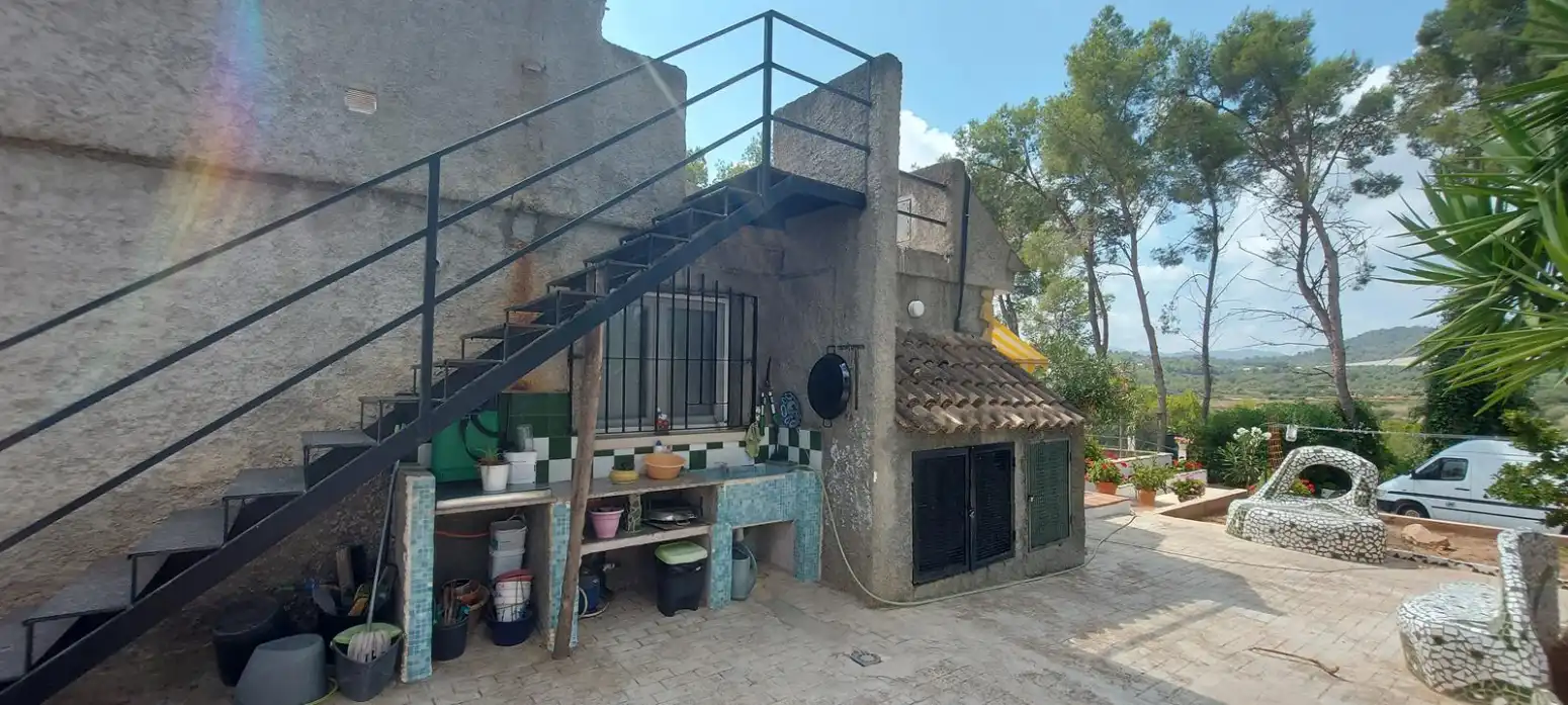 Vista exterior de Casa o xalet en venda en Alfara de la Baronia