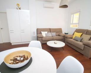 Living room of Apartment to share in Málaga Capital  with Air Conditioner and Terrace