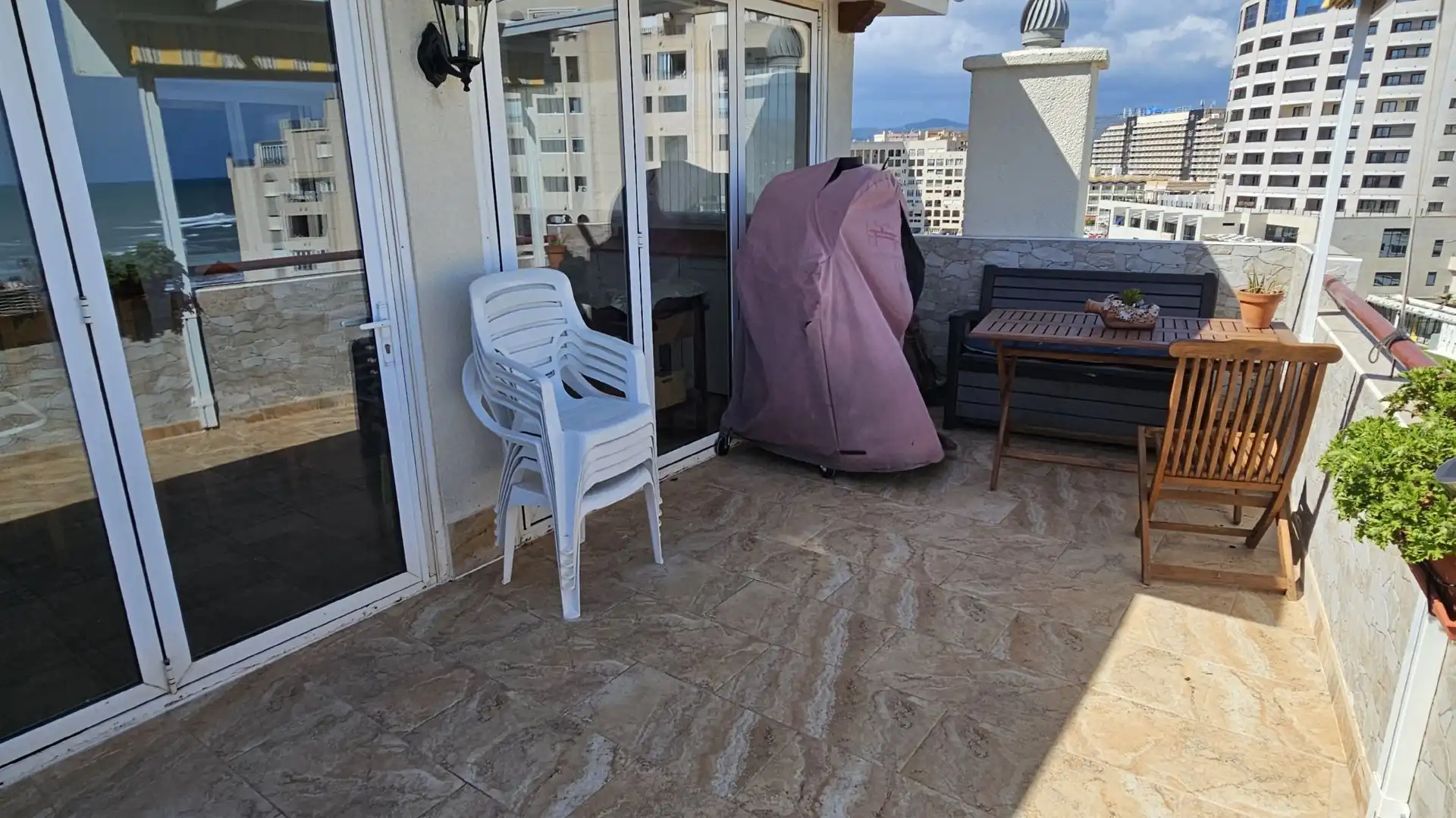 Terraza de Apartamento en venta en Oropesa del Mar / Orpesa con Aire acondicionado, Calefacción y Terraza