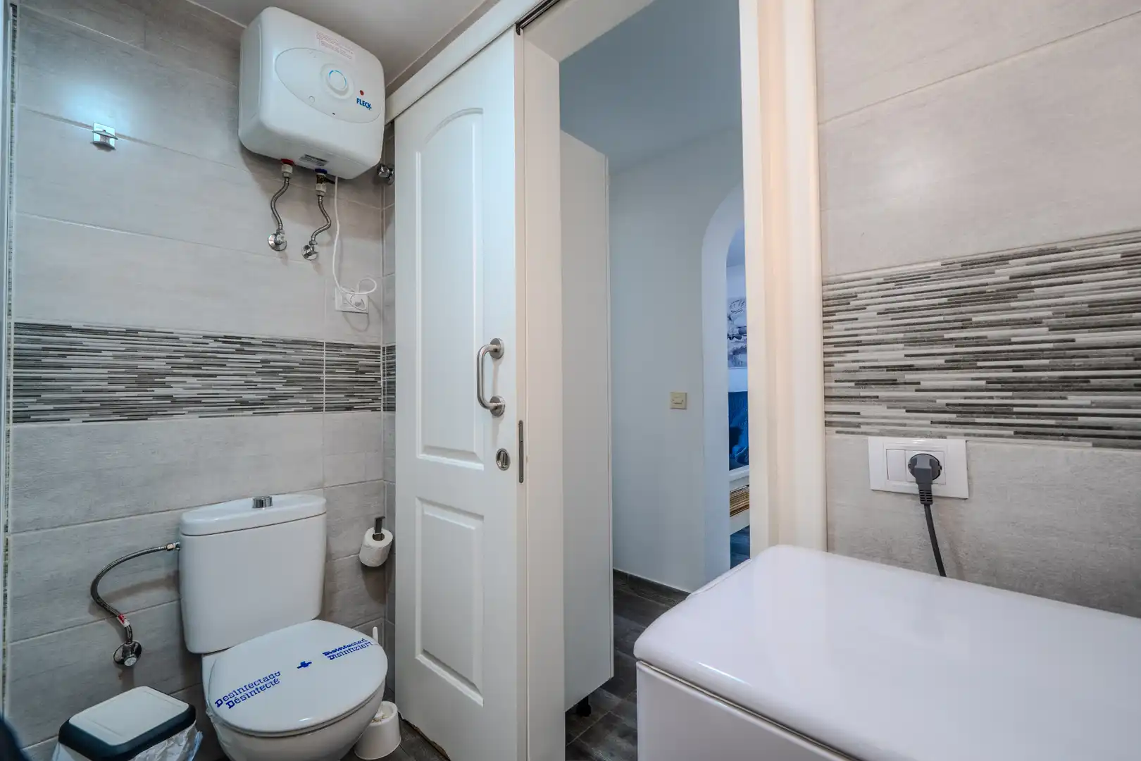 Bany de Apartament en venda en Mogán amb Aire condicionat, Terrassa i Moblat