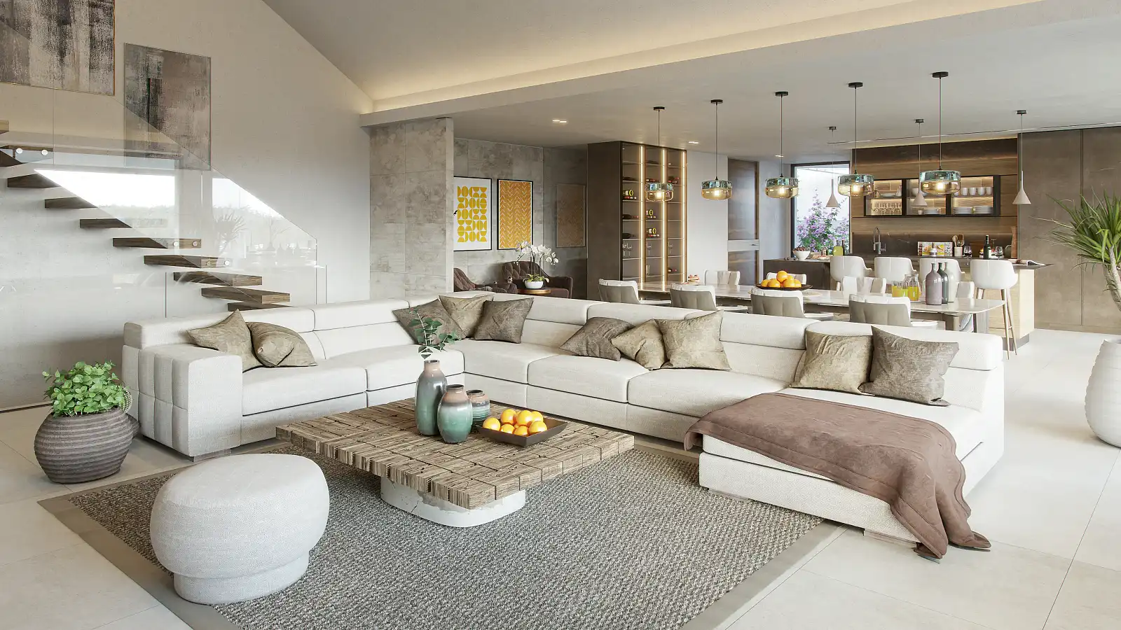 Sala de estar de Casa o chalet en venta en Málaga con Aire acondicionado, Jardín privado y Terraza