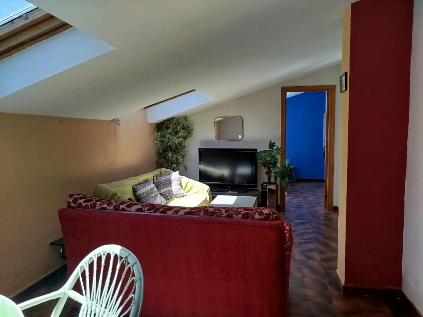 Sala d'estar de Àtic en venda en Las Navas del Marqués  amb Calefacció i Terrassa