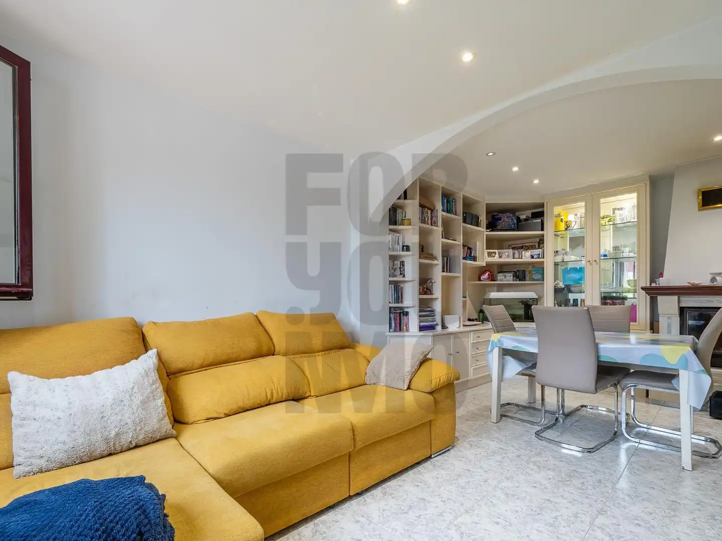 Sala d'estar de Casa adosada en venda en Donostia - San Sebastián  amb Aire condicionat, Calefacció i Terrassa