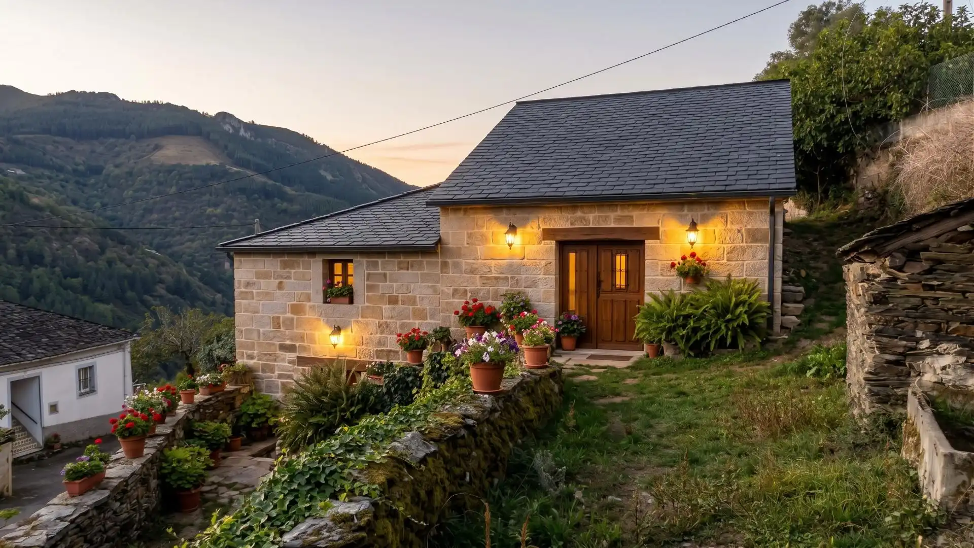 Vista exterior de Finca rústica en venda en Negueira de Muñiz , Lugo