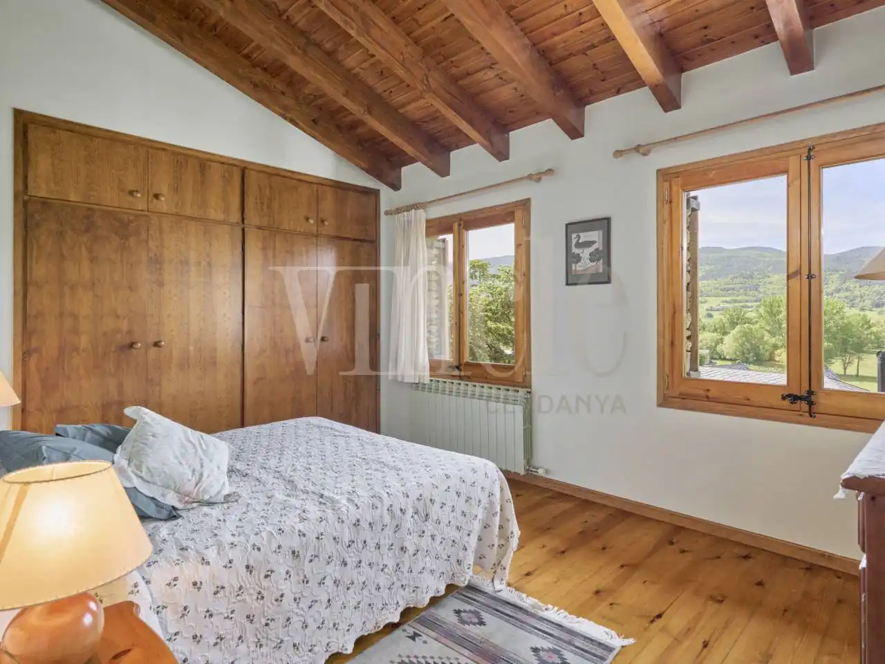 Bedroom of Houses for sale in Puigcerdà  with Heating, Private garden and Parquet flooring
