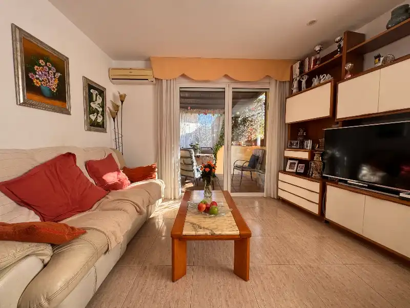 Sala de estar de Casa adosada en venta en Palafrugell con Terraza