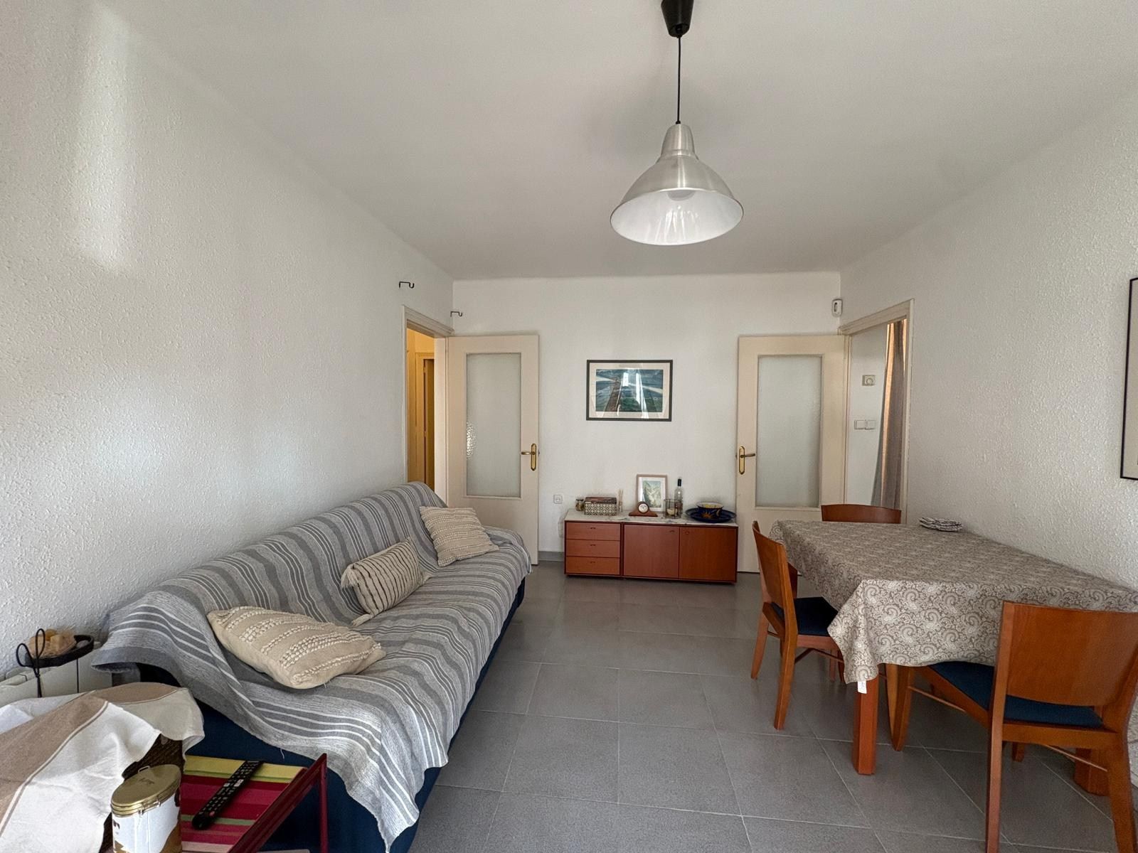 Living room of Flat for sale in Girona Capital  with Heating and Balcony