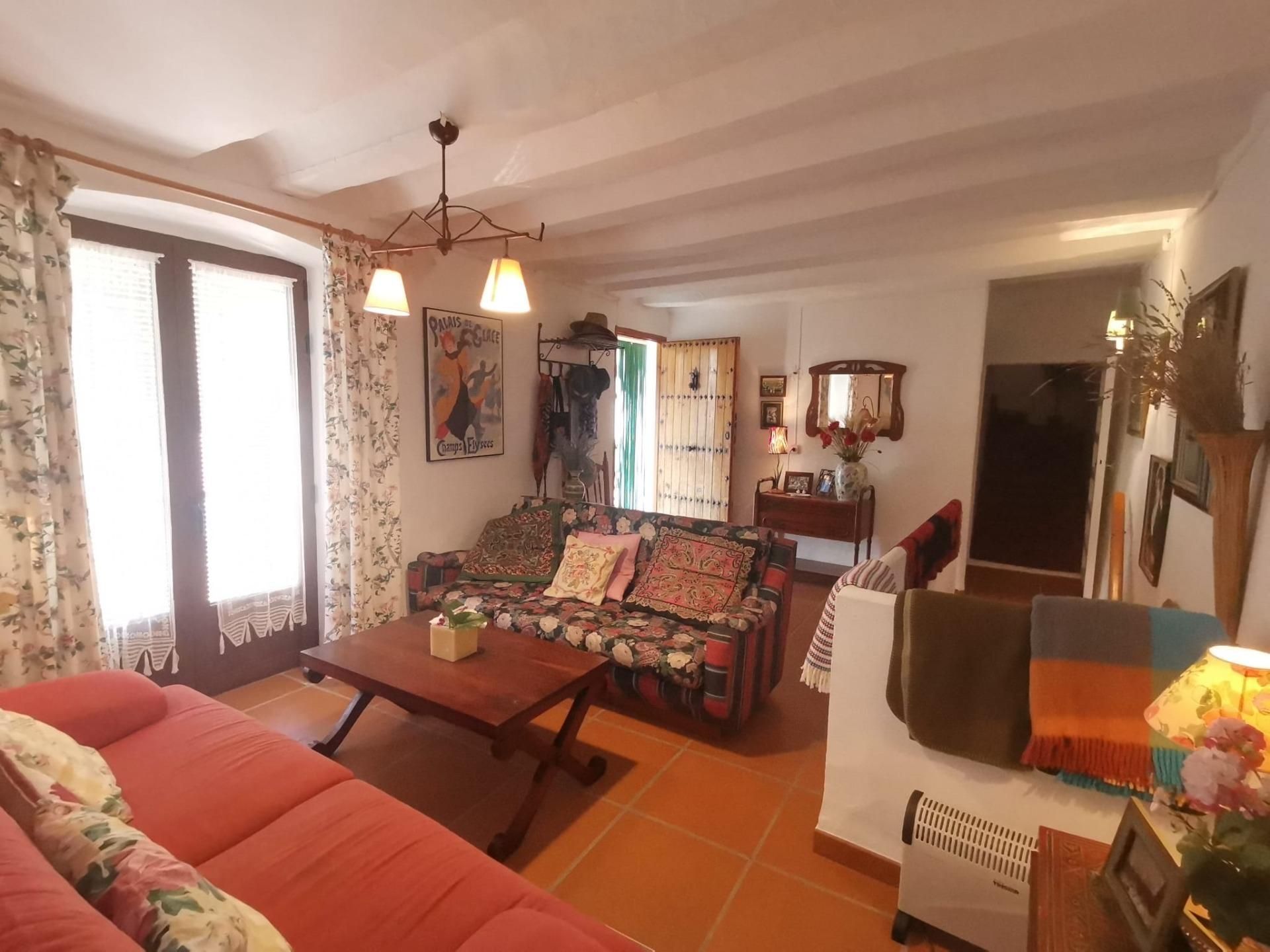 Sala d'estar de Casa o xalet en venda en Higueruela amb Calefacció