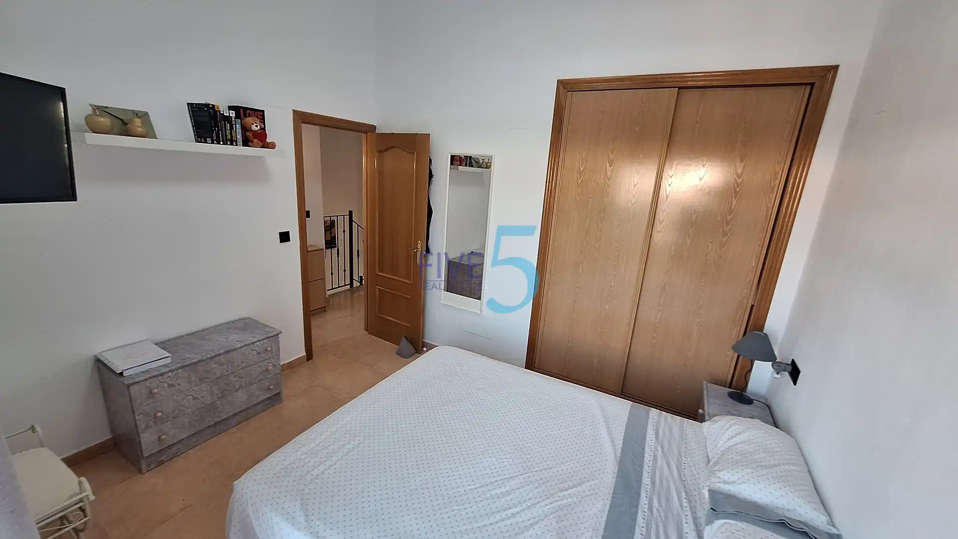 Schlafzimmer von Maisonette zum Verkauf in Santa Pola mit Terrasse, Abstellraum und Schwimmbad