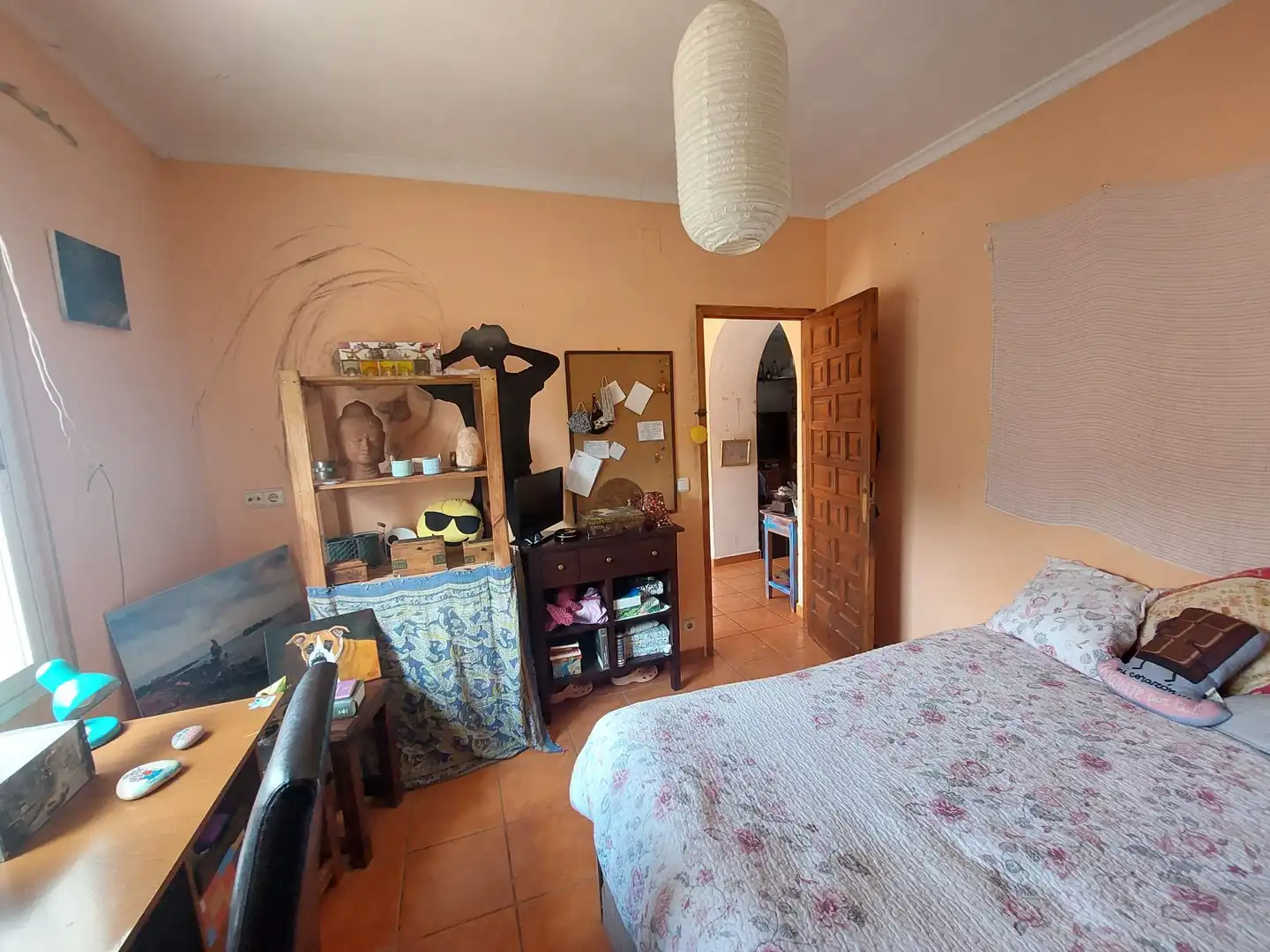 Schlafzimmer von Einfamilien-Reihenhaus zum Verkauf in Dénia mit Privatgarten und Möbliert