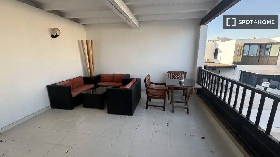 Terrace of Flat for share in Teguise  with Air Conditioner, Heating and Furnished