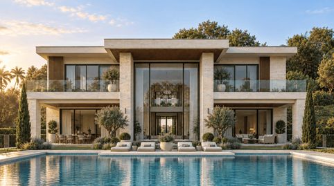 Exclusivo Proyecto de Villa de Lujo con Vistas Panorámicas al Mar en Primera Línea de Golf en Los Flamingos, Benahavís