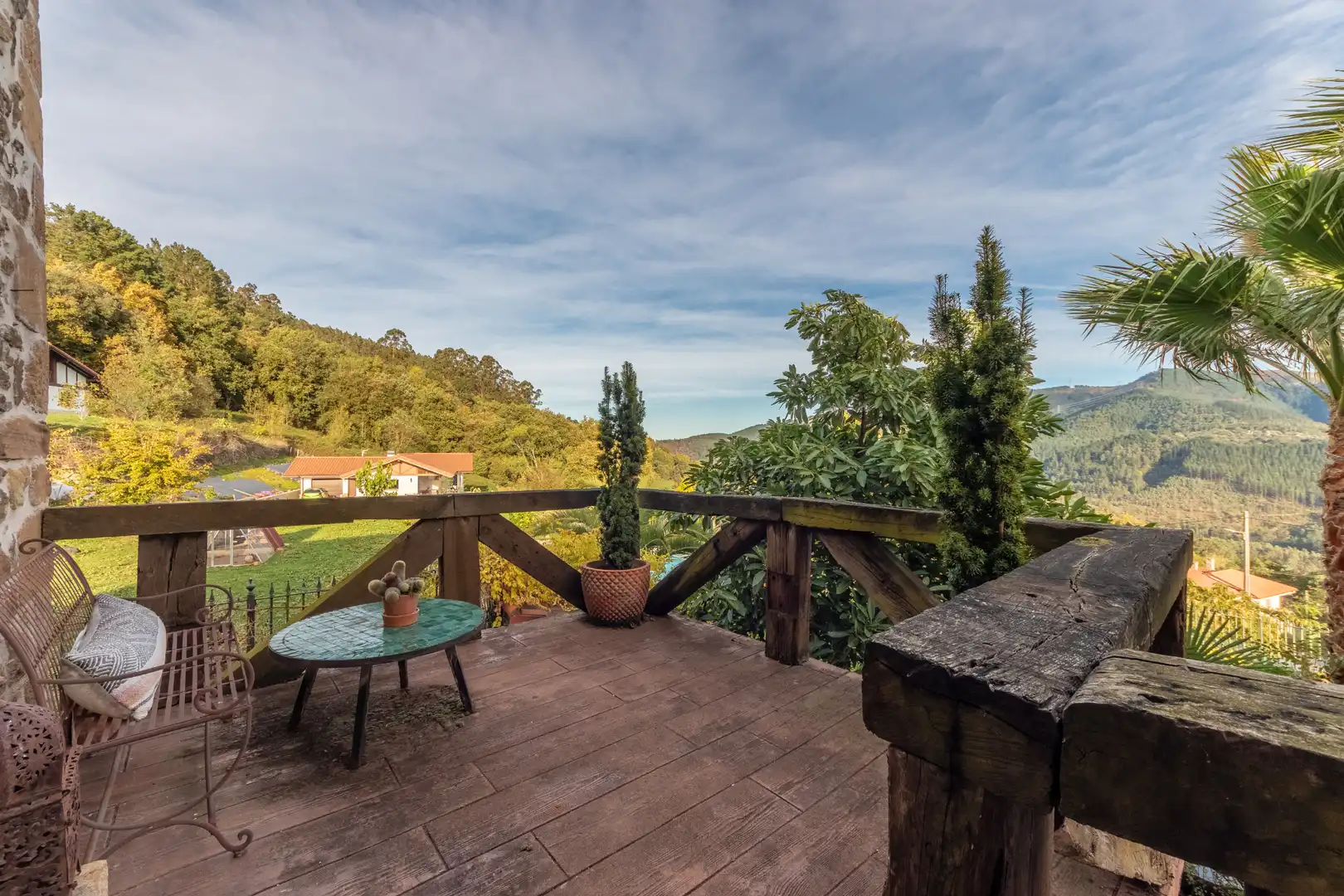 Terraza de Casa o chalet en venta en Galdames con Parquet, Trastero y Piscina